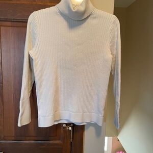 Talbots cotton turtleneck sweater